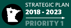 Badge: 2018-23 Strategic Plan: Priority 1