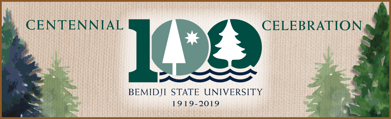 BSU centennial banner