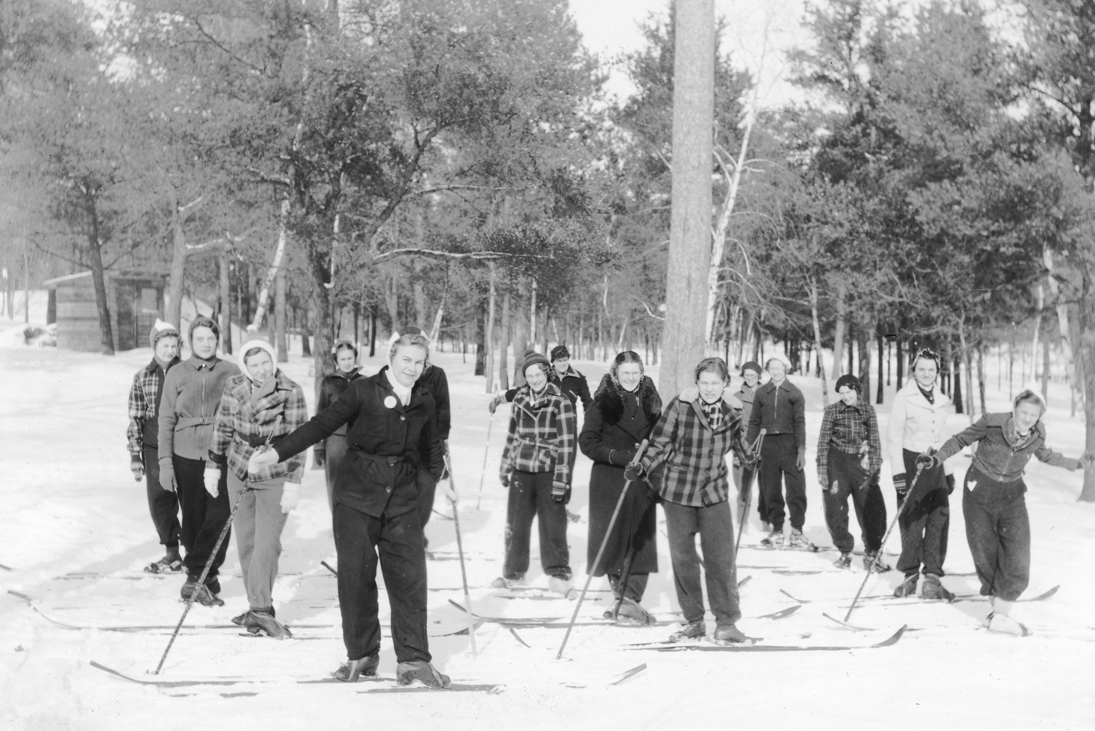 Skiing, 1938