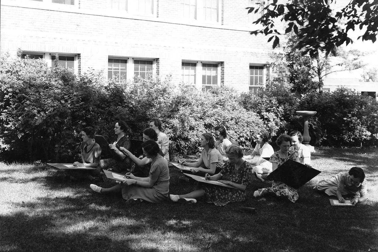 Summer Art Class, 1933