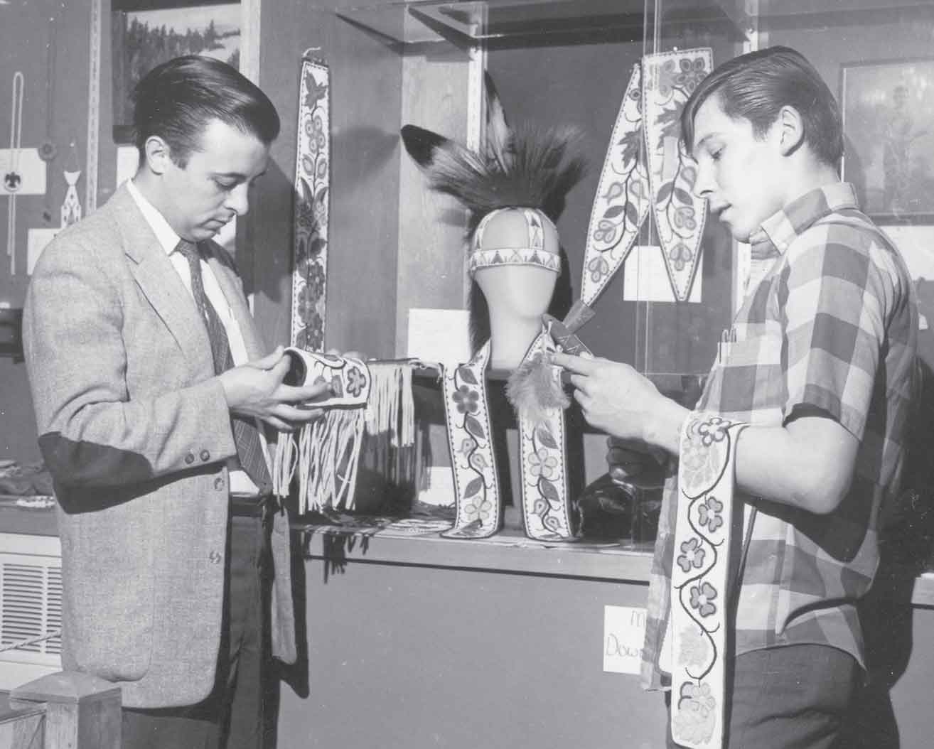 American Indian artifacts, 1960s.