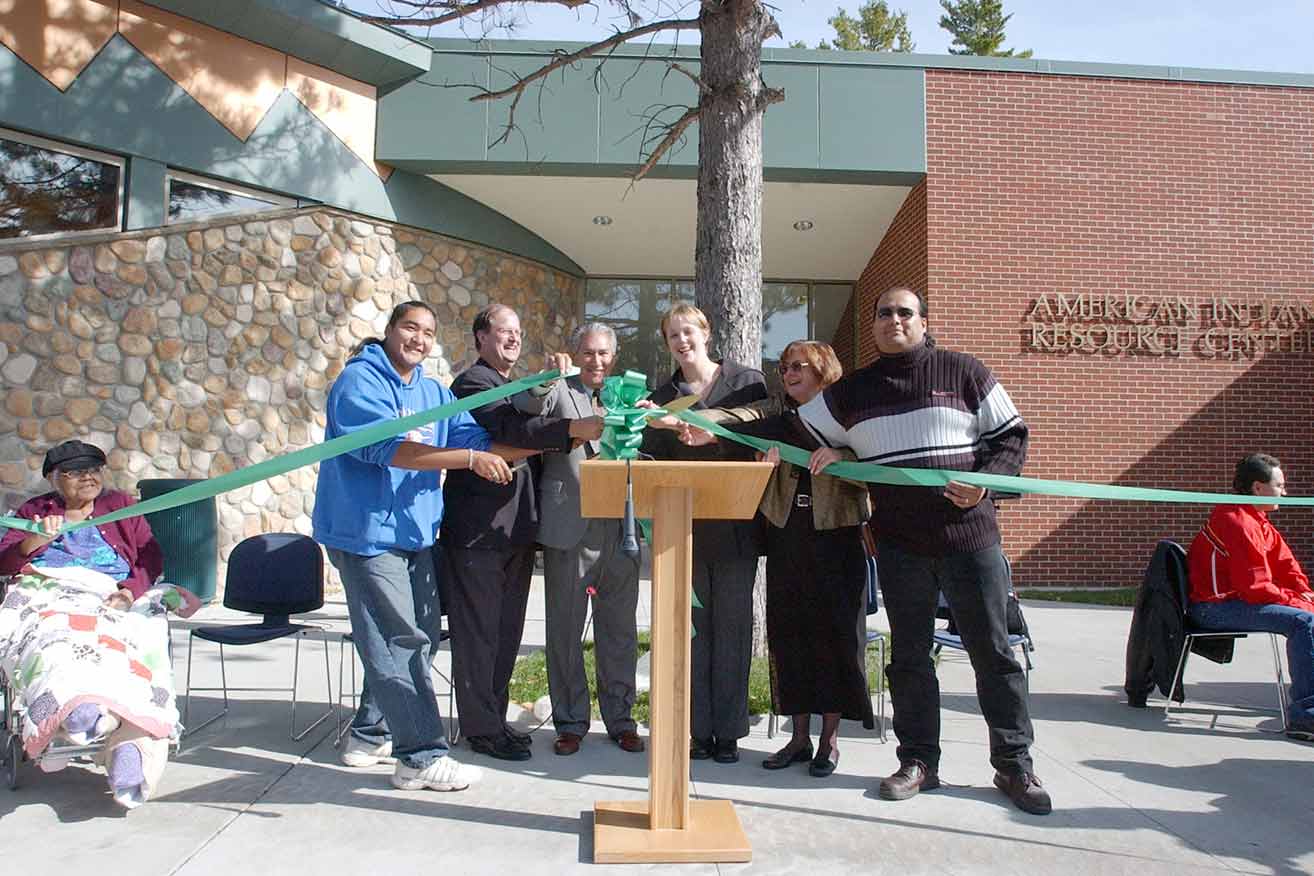Dedication of American Indian Resource Center, 2003.