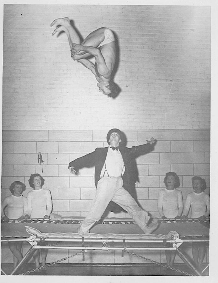 BTSC acrobatic team, 1950's