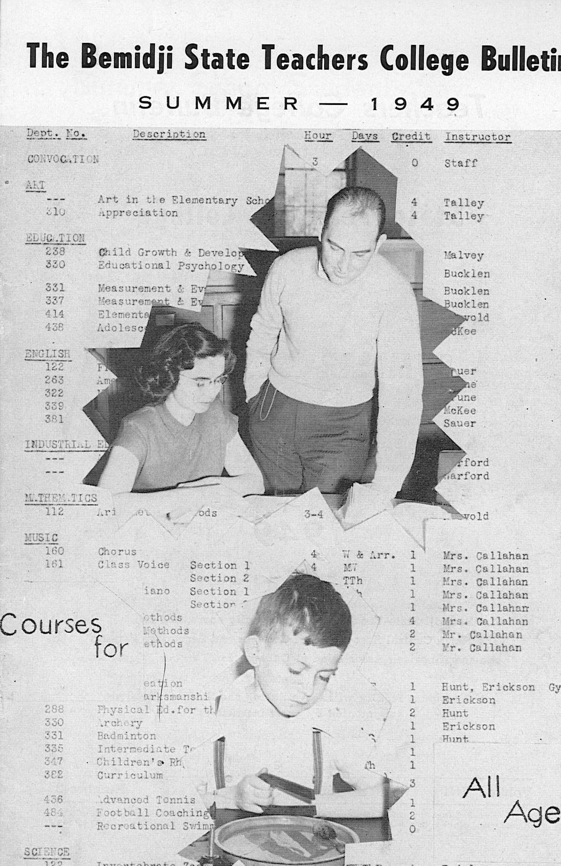 BSTC Summer Bulletin, 1949