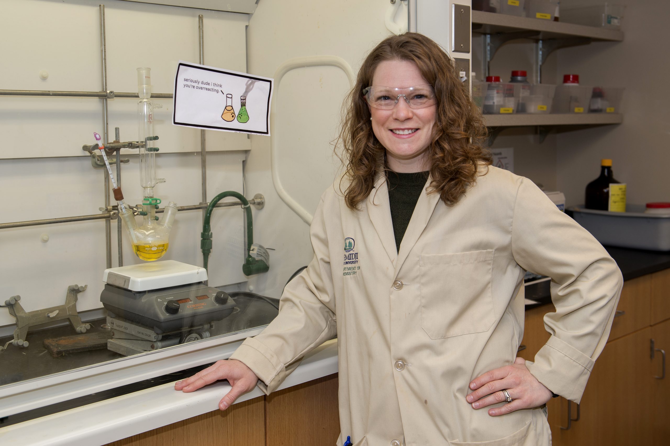 Dr. Katie Peterson, Chemistry professor at Bemidji State University
