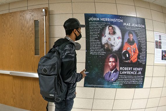 New Student Project in Sattgast Hall Honors Diverse Science Pioneers