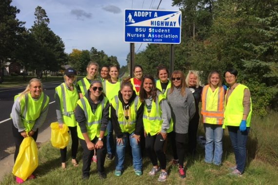 SNA roadside cleanup