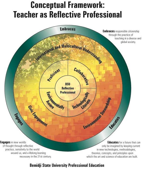 Conceptual Framework Professional Education Graphic