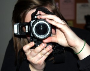 Girl with camera