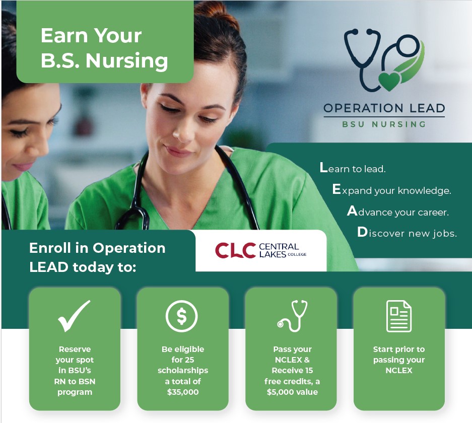 This is meant to highlight the various benefits of the Operation LEAD program as well display the logos of each institution