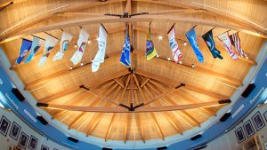 AIRC tribal flags gathering room