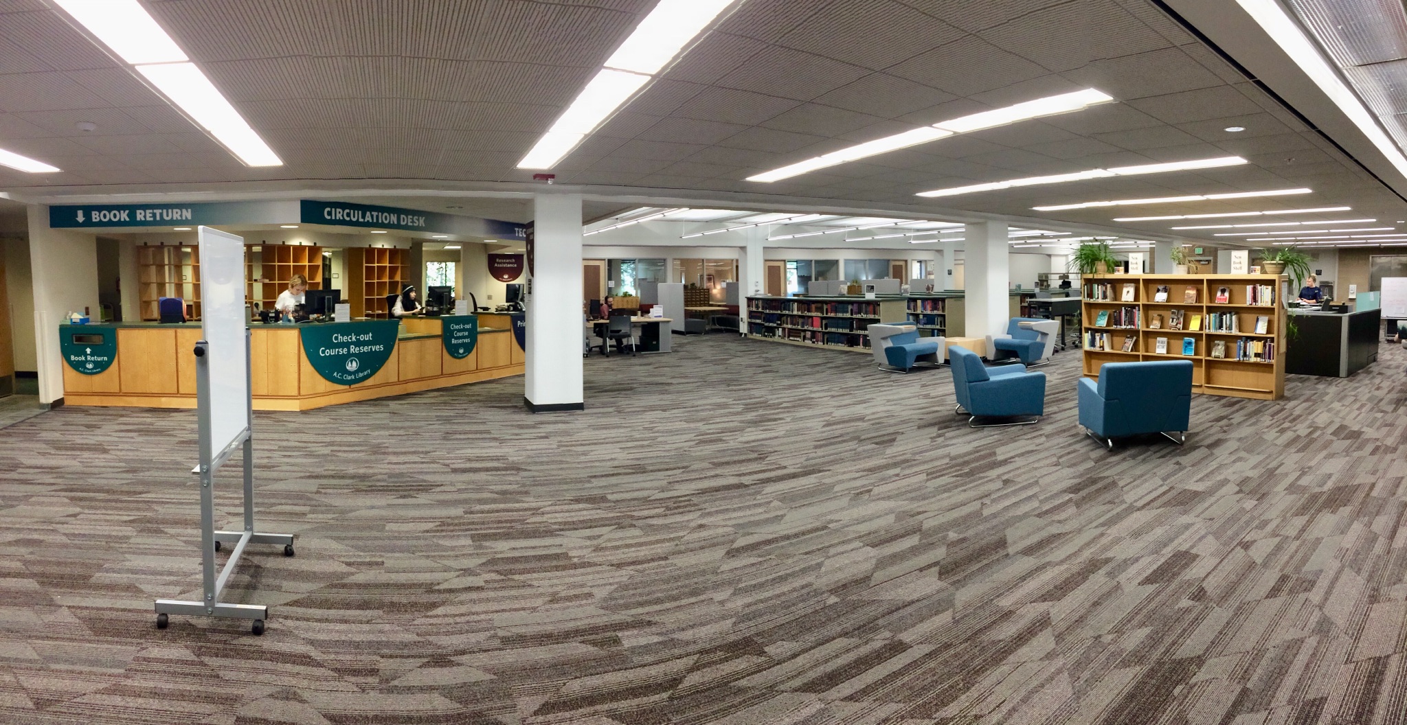 A.C. Clark Library 3rd floor