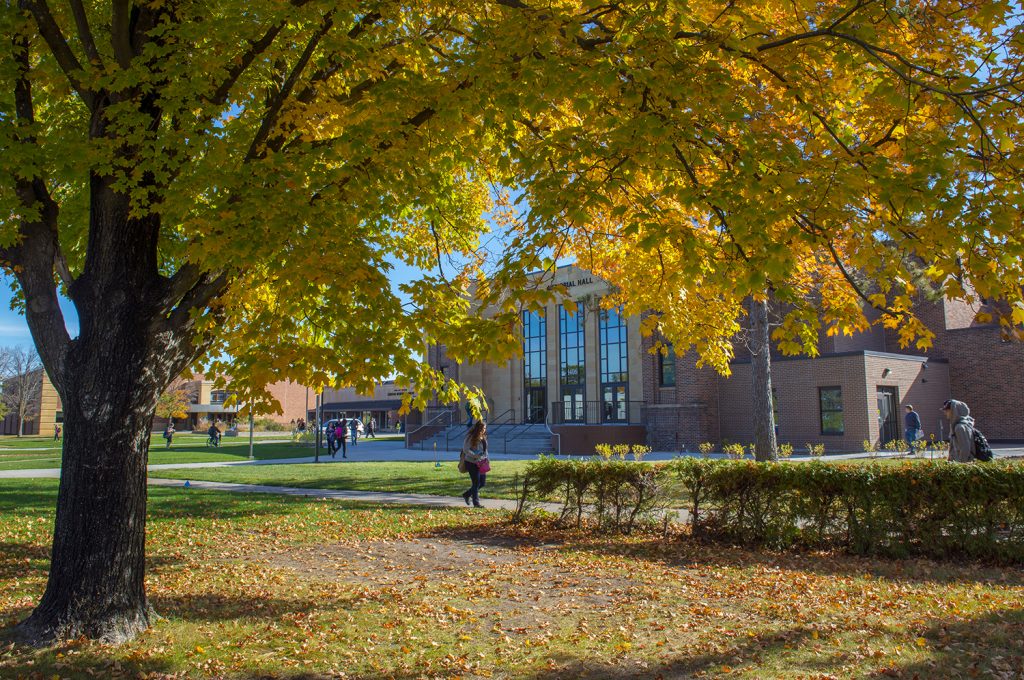 Fall Day on Bemidji State University Campus