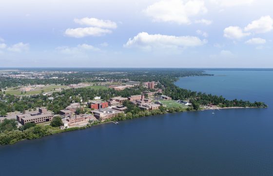 Bemidji State on the shores of Lake Bemidji