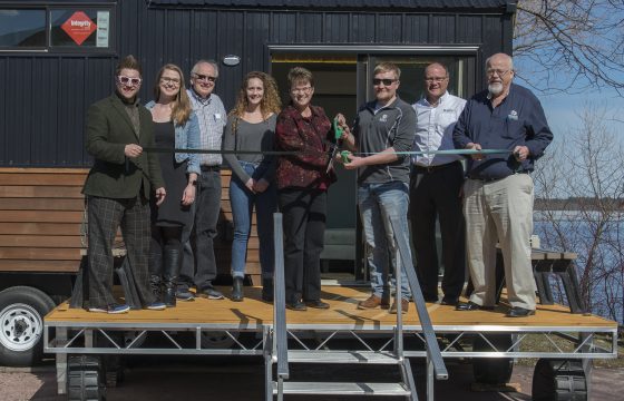BSU Students, faculty and staff have all played a significant role in the tiny house construction.