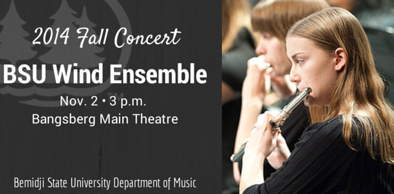 Bemidji State’s Wind Ensemble performs on Nov. 2