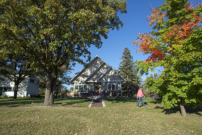 The newly built Laurel House is a home and gathering place for Honors Program students.