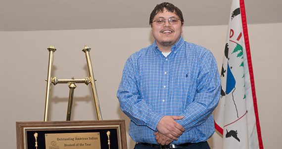 Granbois Named Student of the Year at American Indian Student Awards