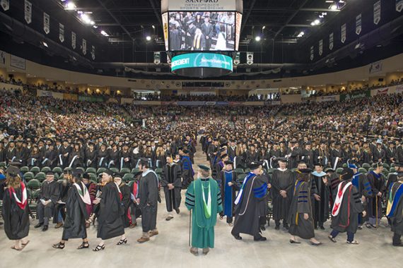 615 Graduating Seniors Earned Degrees in Spring 2017