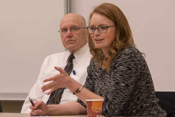 Gallery: Leadership Series—Leading in Bemidji Panel Discussion Samantha Nienow of Red Zest Design