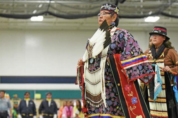 Ready to dance: 46th annual BSU powwow scheduled for Saturday Women walk in during the grand entrance of the 44th Annual BSU Powwow hosted by the Council of Indian Students on Saturday in the John Glas Fieldhouse.