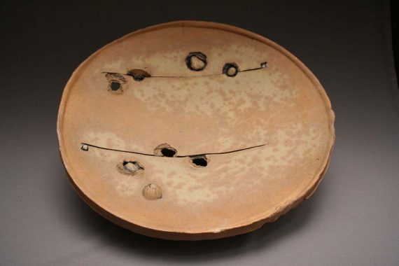 Peter Voulkos—earthenware plate