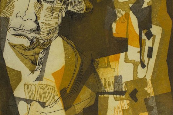 Eugene Dalzotto, "Jenny," etching