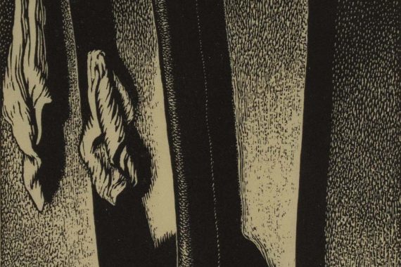 Wanda Gag, "Airtight Stove," wood engraving