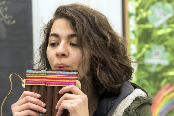 Gallery: Students Make Pan Pipes in Bemidji State World Music Course