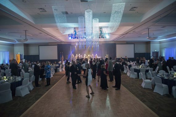 Dancing to the band The R Factor.