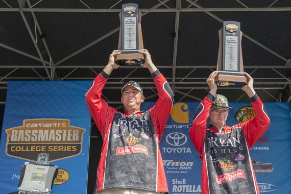 A team from Bryan College in Tennessee was in first place all three days of the tournament.