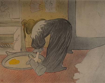 "Chambermaid" by Henri de Toulouse-Lautrec