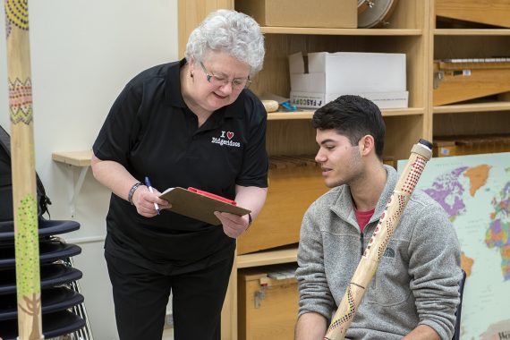 Dr. Janice Haworth (left)