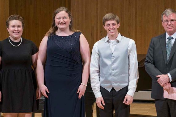Department of Music Announces 2018 DeKrey Scholarship Recipients