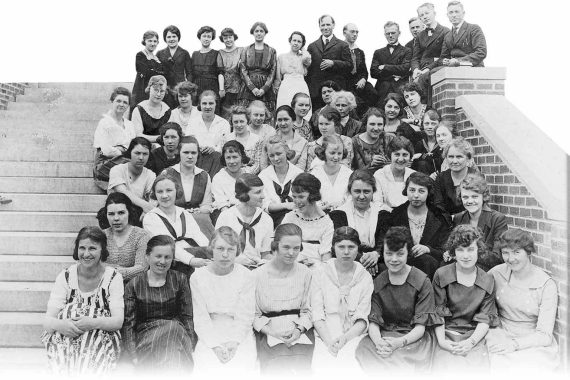 Class photo, May 1920.