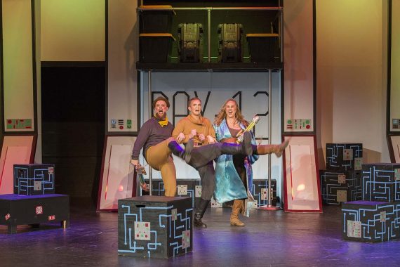 &ldquo;Pirates of Penzance&rdquo; opera dress rehearsal in Bangsberg Fine Arts Complex on Feb. 28.