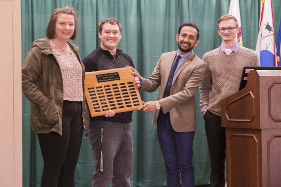 Student Leadership Awards Celebration on April 17 in the Beaux Arts Ballroom.