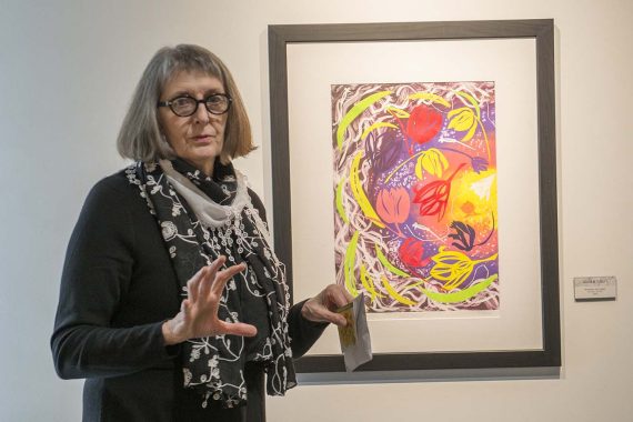 Carol Struve exhibit opening on April 3 in the Talley Gallery.