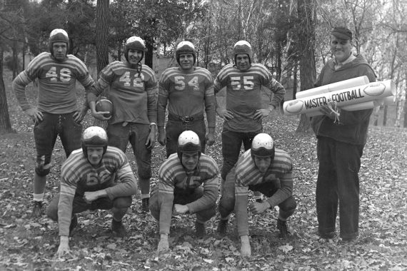 Bemidji State Teachers College football team, 1945.
