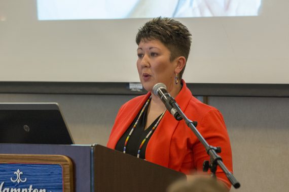 Department of Nursing Hosts International Conference on Culturally Focused Care Dr. Misty Wilkie, associate professor of nursing at BSU, provided a keynote address on the university's Niganawenimaanaanig program