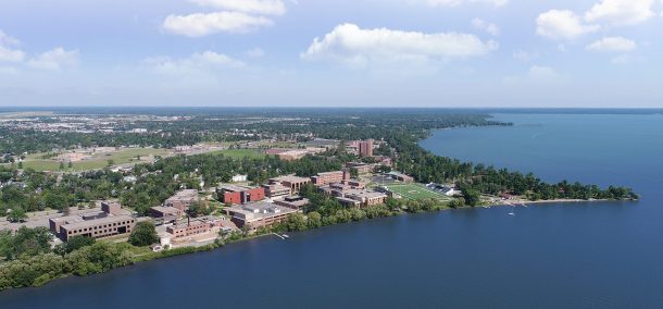 Bemidji State on the shores of Lake Bemidji