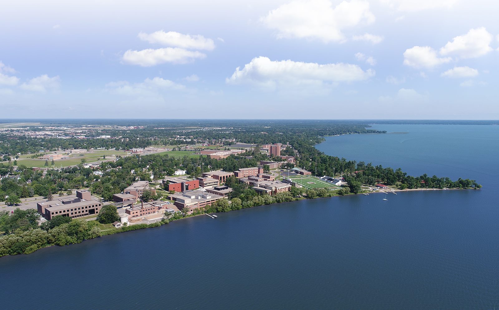 Bemidji State on the shores of Lake Bemidji