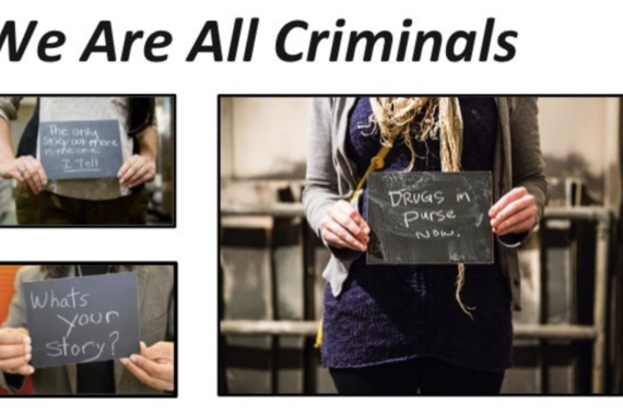 “We Are All Criminals” Project will be presented on Oct. 23 We are all criminals poster