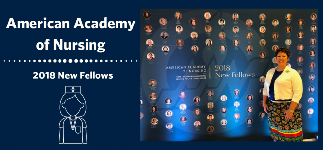 Dr. Misty Wilkie at the American Academy of Nursing's conference and induction ceremony.