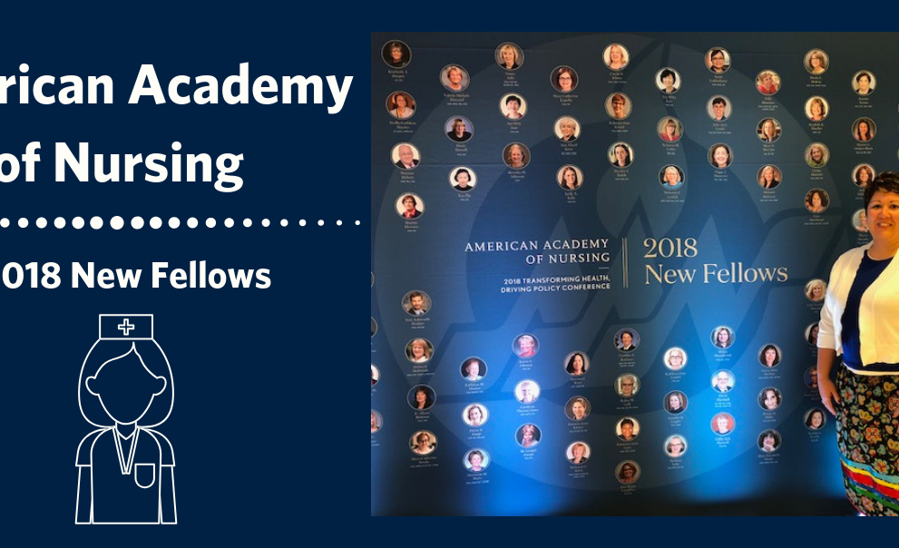 Dr. Misty Wilkie at the American Academy of Nursing's conference and induction ceremony.
