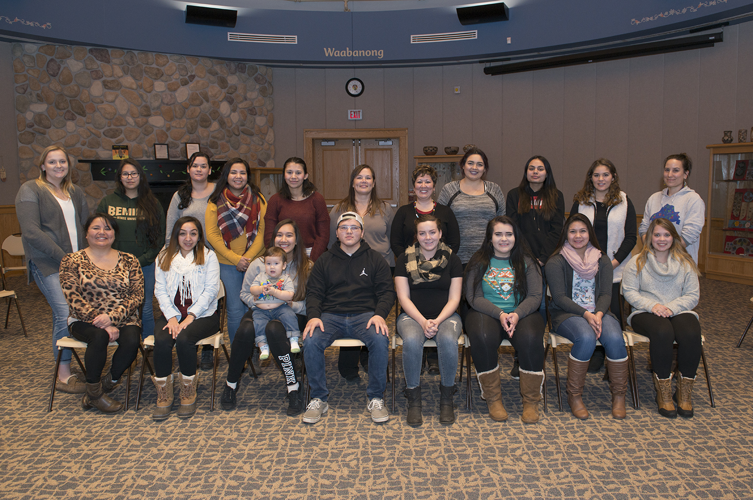 Niganawenimaanaanig Fall Gathering, class photo.