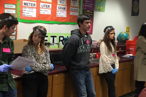 BSU Professor Hosted Chemistry Outreach Event for Sixth Grade Students on Nov. 29