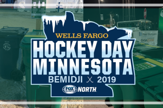 BSU Sustainability Office Spearheads Recycling Initiative at 2019 Hockey Day Minnesota
