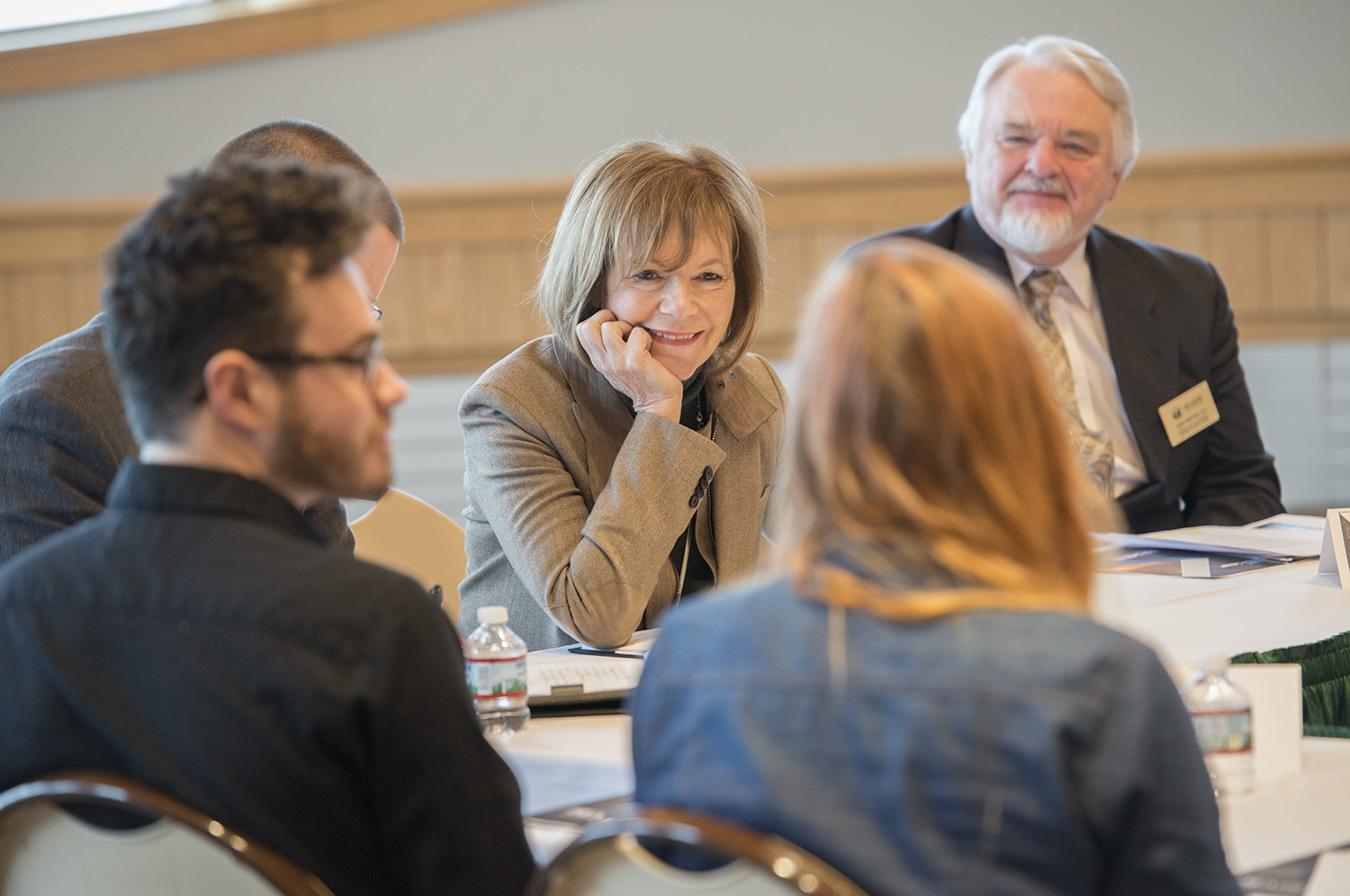 U.S. Senator Tina Smith (D-MN) visits Bemidji State University to meet with students, faculty and administrators. 