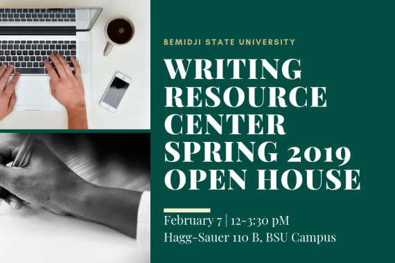 Writing Resource Center to Host an Open House on Feb. 7